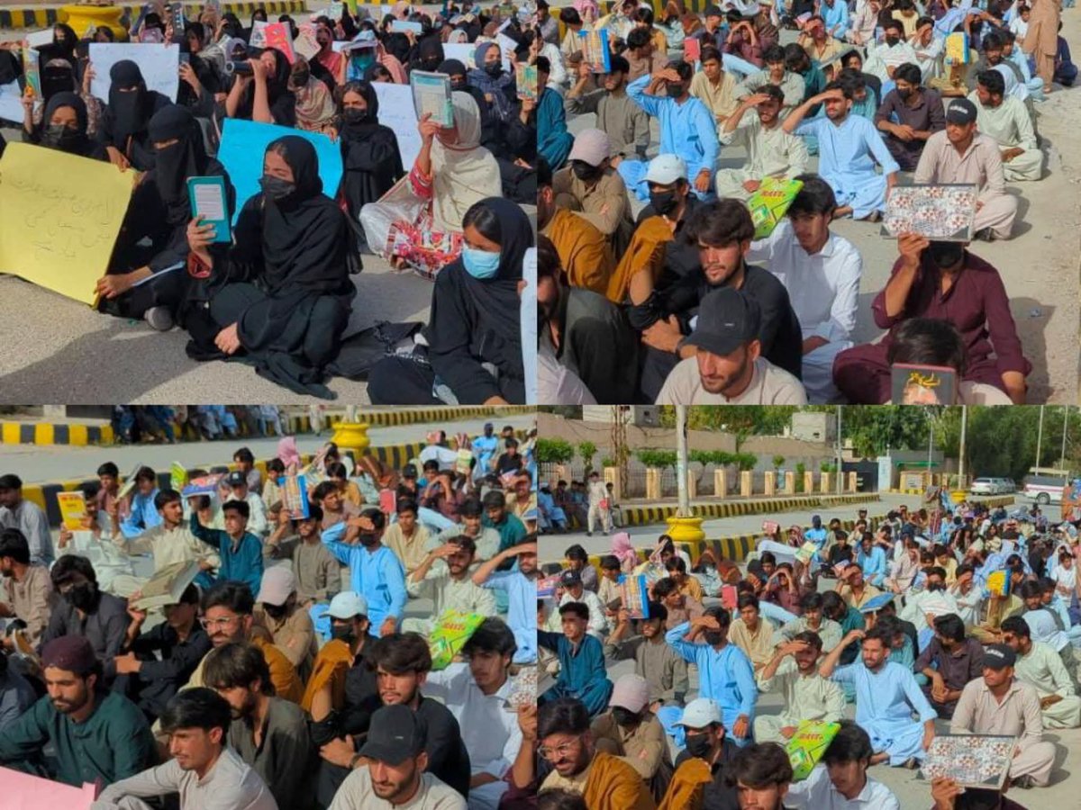 YasmeenBaloch04's tweet photo. The peaceful students sit-in in front of the Digital Library, Khuzdar, continues as students call for the protection of an essential educational institution.
Education must be protected!
Knowledge must remain accessible!
#SaveDigitalLibraryKhuzdar
#KeepDigitalLibraryOpen https://t.co/V3pCMngDod