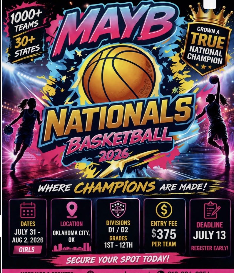 AriCurrihoop's tweet photo. OKC here we come!!! MAYB Nationals July 31-Aug 2. We want to send our seniors out with the championship. Let’s Go Mid Mo Mercury!!! @PGHMissouri @earlaustinjr https://t.co/cIKUEwRcHN
