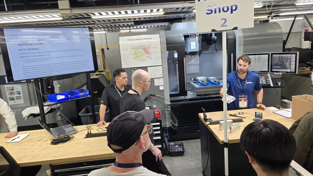 BrandonPrentice's tweet photo. Day 3 workshops learning about milling PCBs, Milling maching vibration tests, and using both a UV laser to print in glass, and a fiber laser to mark metal from @xToolOfficial
#FAB26 #laser #FabLab #laserengraving #machining #PCB #xtool https://t.co/49DUFnrVqu