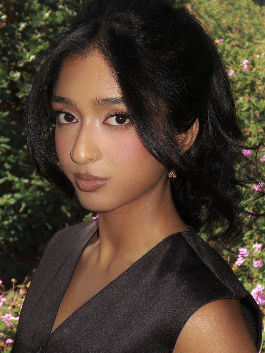 browngirlscene's tweet photo. glam on maitreyi ramakrishnan by jordan giang ˖᯽ ݁˖ https://t.co/yQxm2S6B3k