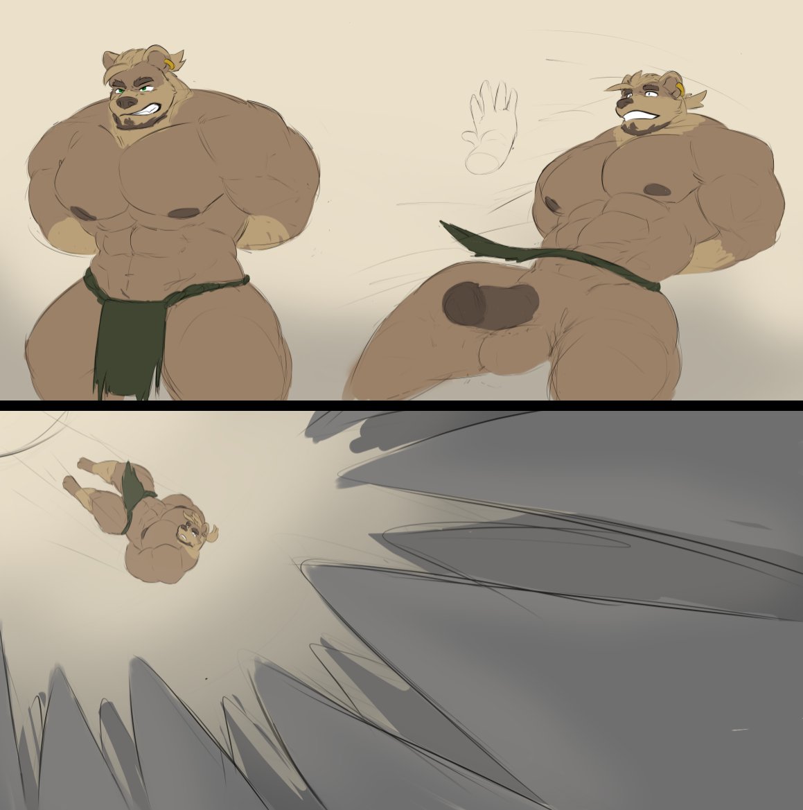 ErrubatoAD's tweet photo. A Death Figther Champion's Inevitable Fate

No matter how many victory, a Champion's fate will always ended up as same to the ones who fell.

A small fanart doodle comic for @NotTertel https://t.co/16z7D5eNVL
