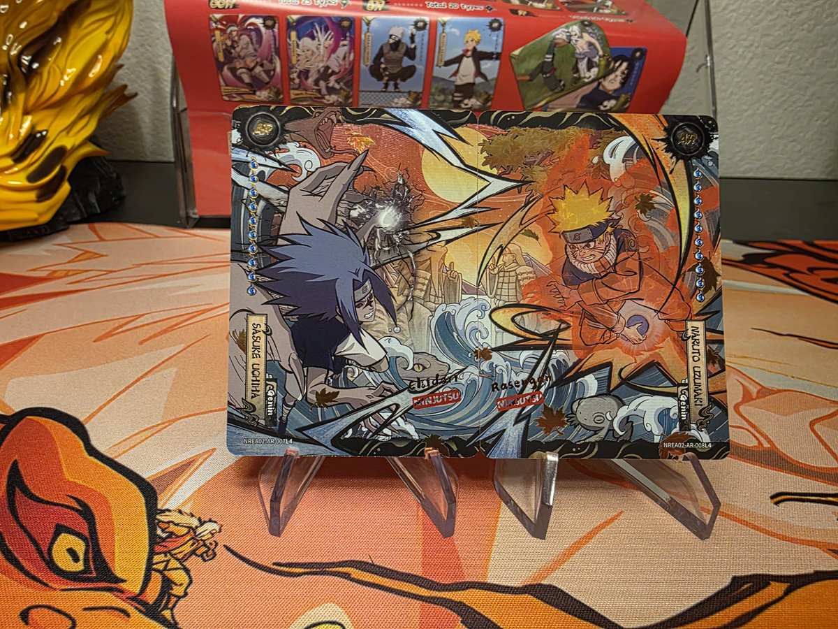 BrandonN004's tweet photo. @funkofinderz These are a couple of middleish tier Kayou Naruto cards. https://t.co/qBFoLW6vOO