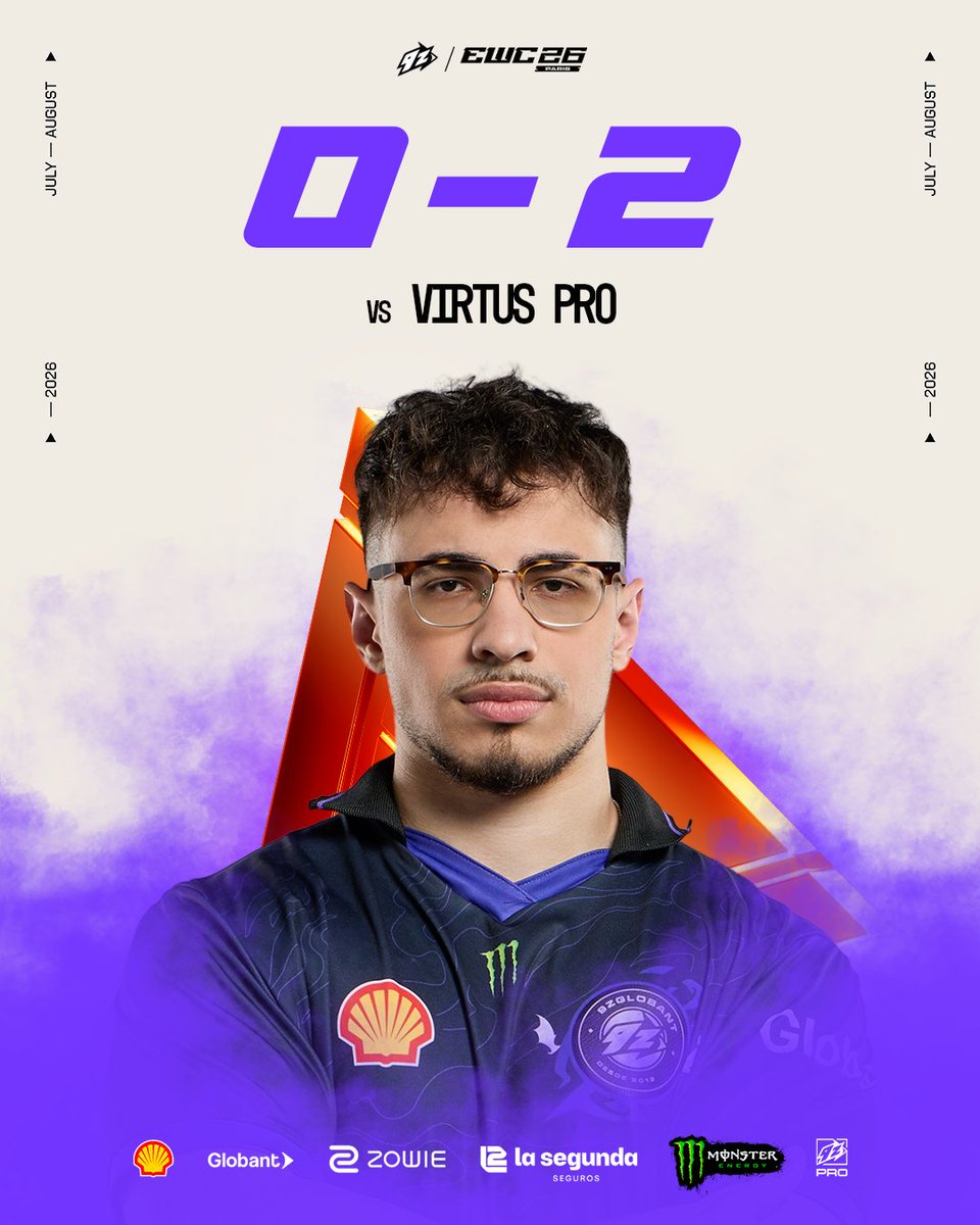 9zTeam's tweet photo. Nuestro equipo de Overwatch cae en el debut 0-2 ante @virtuspro en el Grupo A de la #EWC26 🇫🇷 

Volvemos a jugar mañana ante @T1_official_gg por el Lower Bracket a las 09:30 GMT-3 https://t.co/Y9y1iTqKjU