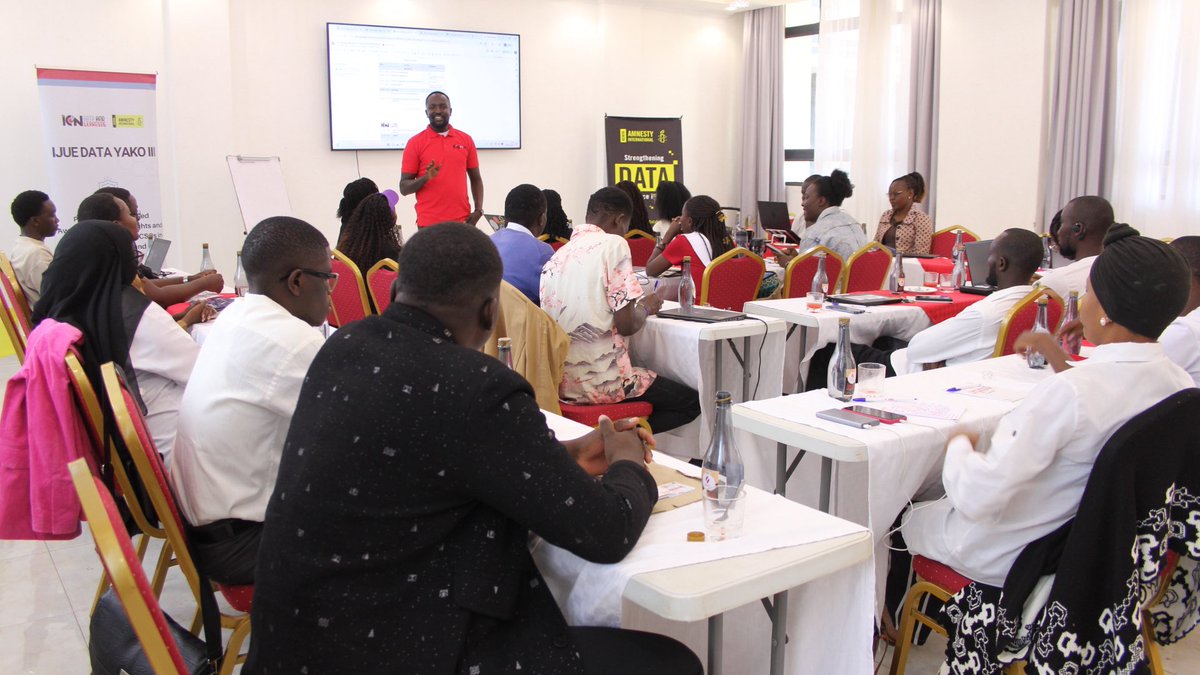 HonAmbundo's tweet photo. Our sincere appreciation goes to @AmnestyKenya and @IDL_Labs for investing in our capacity and creating this transformative opportunity. Your commitment to strengthening civil society is making a lasting difference. #ijuedatayako #DigitalRightsKE #DataProtectionKe https://t.co/FS6x6qeOju