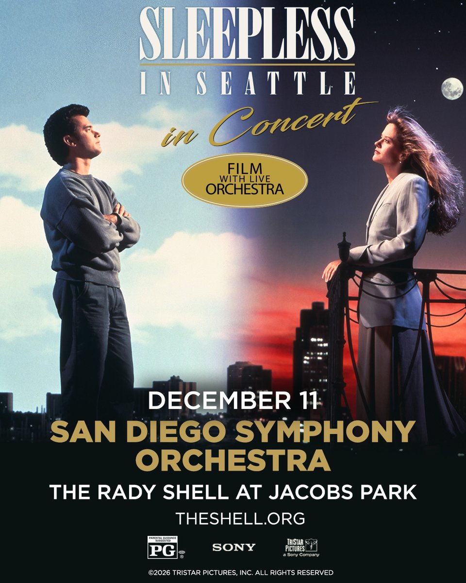 theshellsd's tweet photo. Consider this your official save-the-date for the holidays!🎁🐚🎶

From festive film favorites to cherished seasonal traditions, we've got your December plans covered with @sandiegosymph

🎟️ Tickets go on sale Friday, July 31 at 10am at https://t.co/8CqBzWzGpV
#ChristmasInJuly https://t.co/T2yyK9TYPI