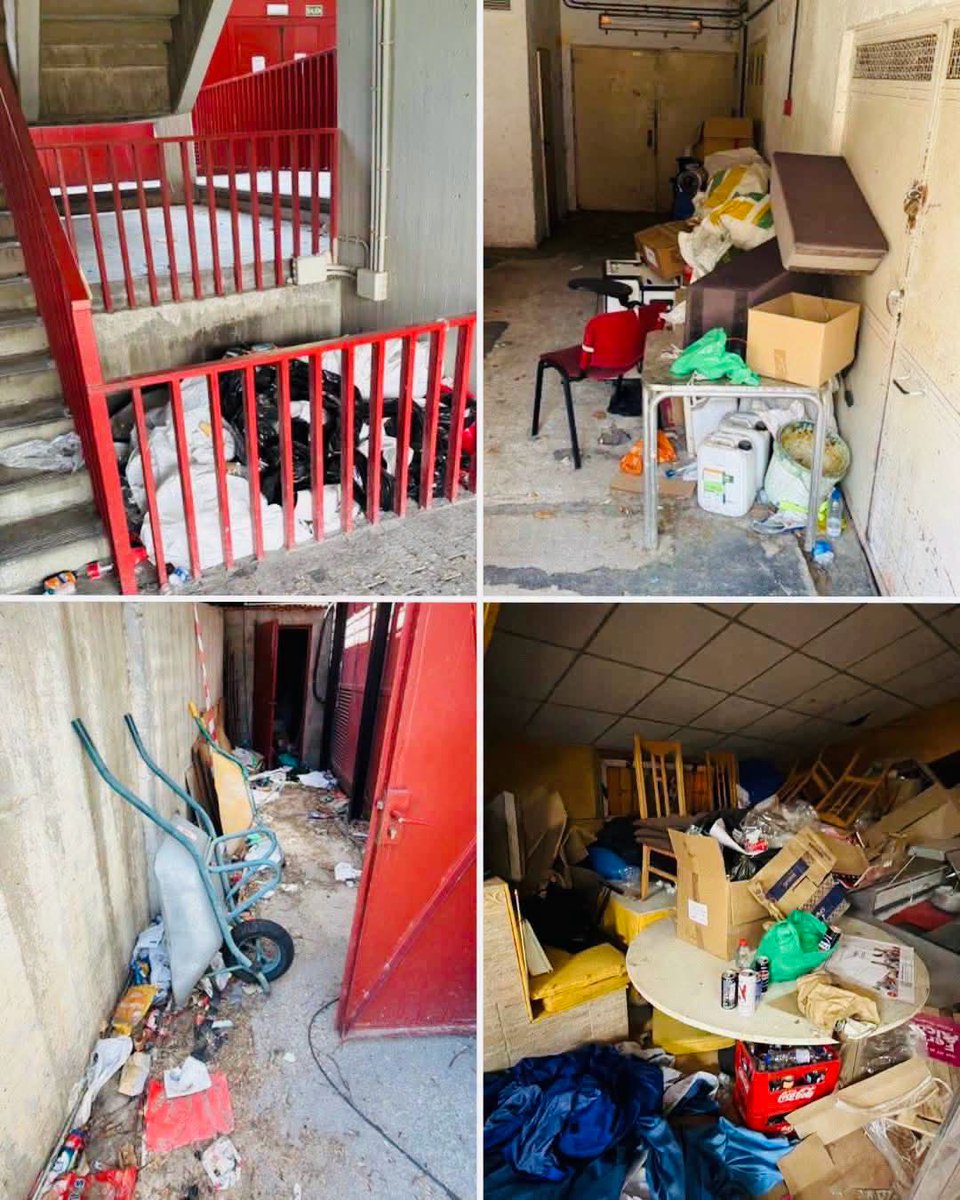 AllFootballfans's tweet photo. 🚨 𝗧𝗘𝗥𝗥𝗜𝗕𝗟𝗘 ! Le Rayo Vallecano n’a plus de stade à 3 semaines de son PREMIER MATCH à domicile ! ❌🤯

La Communauté de Madrid a suspendu l’utilisation du stade de Vallecas en raison de nombreux problèmes de sécurité.

Des travaux d’urgence, qui vont durer entre 2 et 6 mois, vont être lancés. Et le Rayo Vallecano va donc devoir trouver un autre stade pour accueillir ses matchs à domicile.

(🗞️ Marca)

Abonne toi 👉#allfootballfans