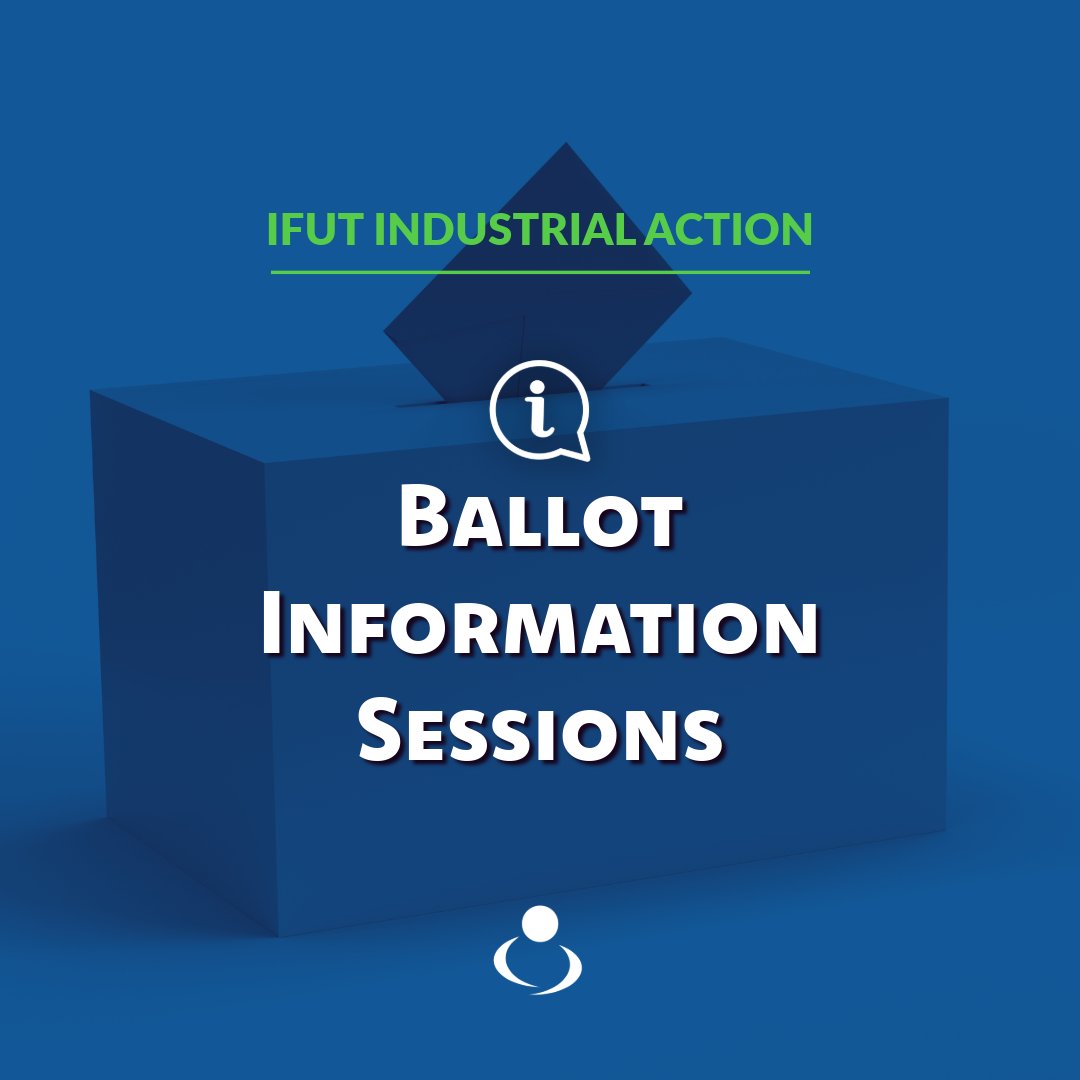 ifut's tweet photo. 🗳️ IFUT is holding online information sessions for members and colleagues across higher education in advance of the upcoming ballot for industrial action arising from the absence of a new Public Service Agreement.

Find your meeting listed here 🔎

https://t.co/jO8DTz8Dxp

#HigherEd #IFUT #TradeUnions #CollectiveBargaining #PublicServicePay
