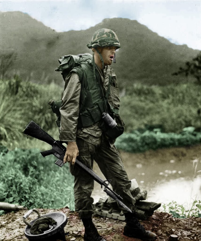 VoicesfromNam's tweet photo. Why couldn't the most powerful military on earth just win in Vietnam?

It is the question that hangs over everything. The United States had the bombers, the helicopters, the artillery and the firepower, and across ten years it won nearly every major battle it fought. It still lost the war. The reason is not one thing. It is a stack of them, and they fed each other.

Start with the kind of war it was. For much of it there were no front lines. The enemy was both a guerrilla who farmed rice by day and laid mines by night, and a regular army that came across the border to stand and fight when it chose. You could sweep a valley, win the firefight, count the enemy dead, and fly out, and the same ground would be enemy ground again a week later. That is a lot of what this whole series has shown, the same hills and the same treelines fought over again and again. Firepower is great at destroying an enemy you can find and pin down. It is nearly useless against one who decides when and where to be found.

Then there was the sanctuary problem. North Vietnam kept its supply lines, the Ho Chi Minh Trail, running through Laos and Cambodia, officially neutral countries the US mostly would not openly invade. The enemy could fight, then step across a border to rest, rearm and heal in a safe rear area the Americans were not allowed to follow into. You cannot destroy an army you are not permitted to chase home.

That points to the biggest thing of all. The United States was fighting a limited war, and the North was fighting a total one. Washington's goal was never to conquer North Vietnam. The nightmare was Korea all over again, that pushing too hard would drag China or the Soviet Union directly into the fight, maybe into a nuclear one, so the North was largely off limits to invasion. Meanwhile Hanoi was fighting for the one thing it cared about above all else, a single unified Vietnam, and it was willing to lose staggering numbers of men and keep coming for as long as it took. When one side will pay any price and the other has deliberately capped what it is willing to risk, the willing side has an enormous advantage.

The South Vietnamese government the US was propping up was also a large part of the problem. It was often corrupt, unstable, and short on the loyalty of its own people, which meant America was trying to win a war on behalf of an ally that could not stand on its own. You can protect a government with troops. You cannot hand it legitimacy.

And the North understood something the American command was slow to admit. The real target was not any hill or any body count. It was the patience of the American public. The US measured success in enemy dead and battles won, but the enemy measured it in years, betting that a democracy fighting a costly, confusing, faraway war it did not clearly understand would eventually get tired and go home. Every night the war was on television. Support drained away, and the North simply waited it out.

So the honest answer is that the United States did not lose because its soldiers were beaten in the field. They mostly were not. It lost because it was fighting a limited war for a shaky ally against an enemy who treated the war as survival, who could never be fully cornered, and who had correctly guessed that America's breaking point would come before his did. Overwhelming firepower can win you every battle and still not win you a war, if the war is about will and time rather than ground. Vietnam was.