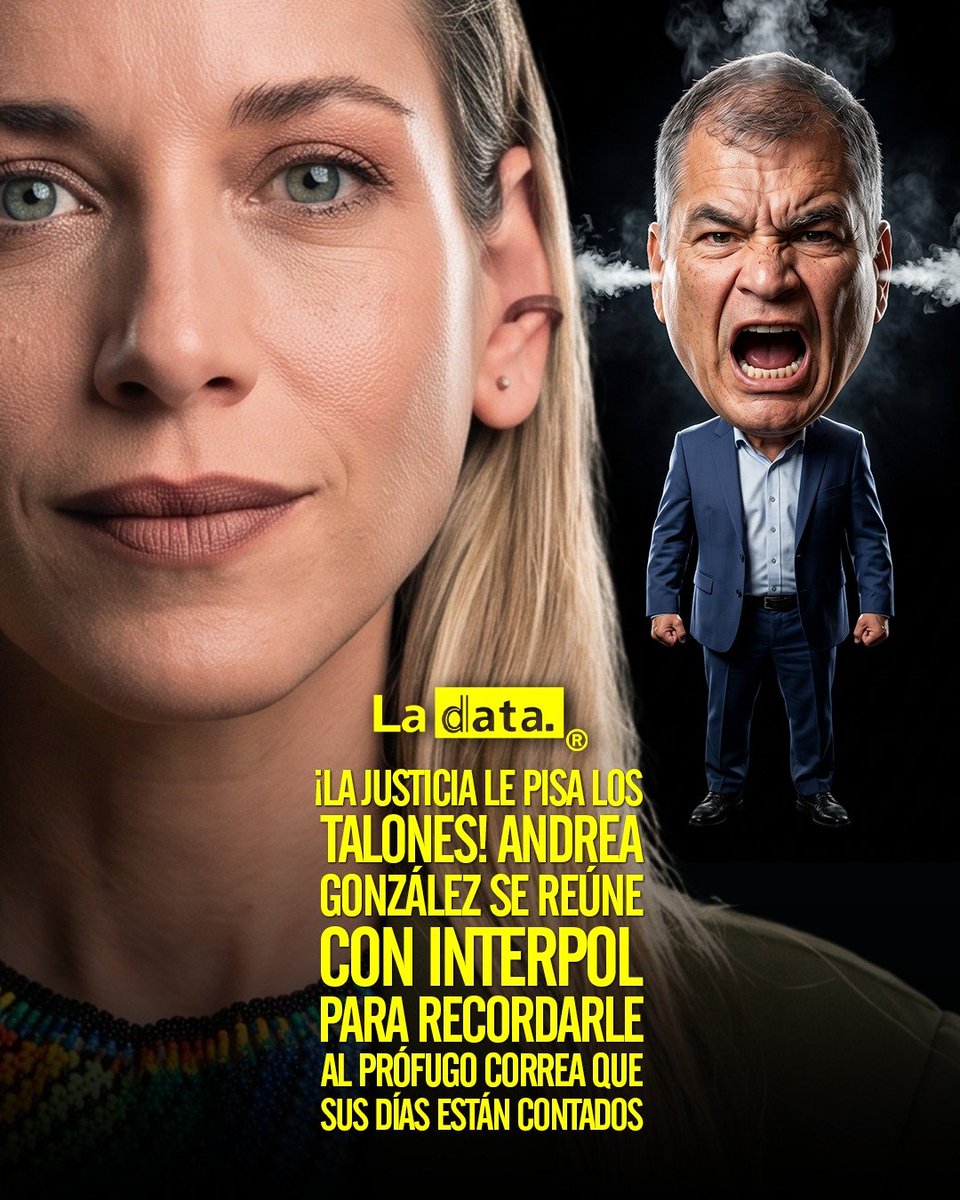 ladataec's tweet photo. #Tendencia ​​¡La justicia le pisa los talones! Andrea González se reúne con Interpol para recordarle al prófugo Correa que sus días están contados

Este miércoles la embajadora de Ecuador en Bélgica y representante del país ante la Unión Europea, Andrea González, sostuvo un encuentro con Roraima Ana Andriani, representante especial de INTERPOL para la Unión Europea, sobre el cual señaló que "fue un verdadero gusto" concretar la reunión y compartir una conversación inspiradora orientada a fortalecer la seguridad internacional. 

Esta reunión ha puesto a opinar a los cibernautas a debatir si se aproxima la captura del hoy prófugo Rafael Correa, cuestionándose si este habrá sido un tema de conversación.

@ladataec 👈

#ladata #TendenciaPolítica #AndreaGonzález #Bélgica