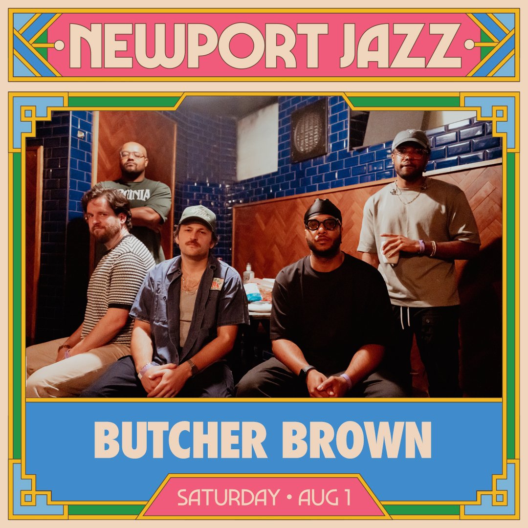 butcherBRWN's tweet photo. @NewportJazzFest things this weekend 🤲🏾 very excited to be a part this year
Catch us early on Friday with some friends (7/31) at @NewportBluesRI before we hit the Fort Stage on 8/1 at 12:30pm https://t.co/7QrMFnXPZb