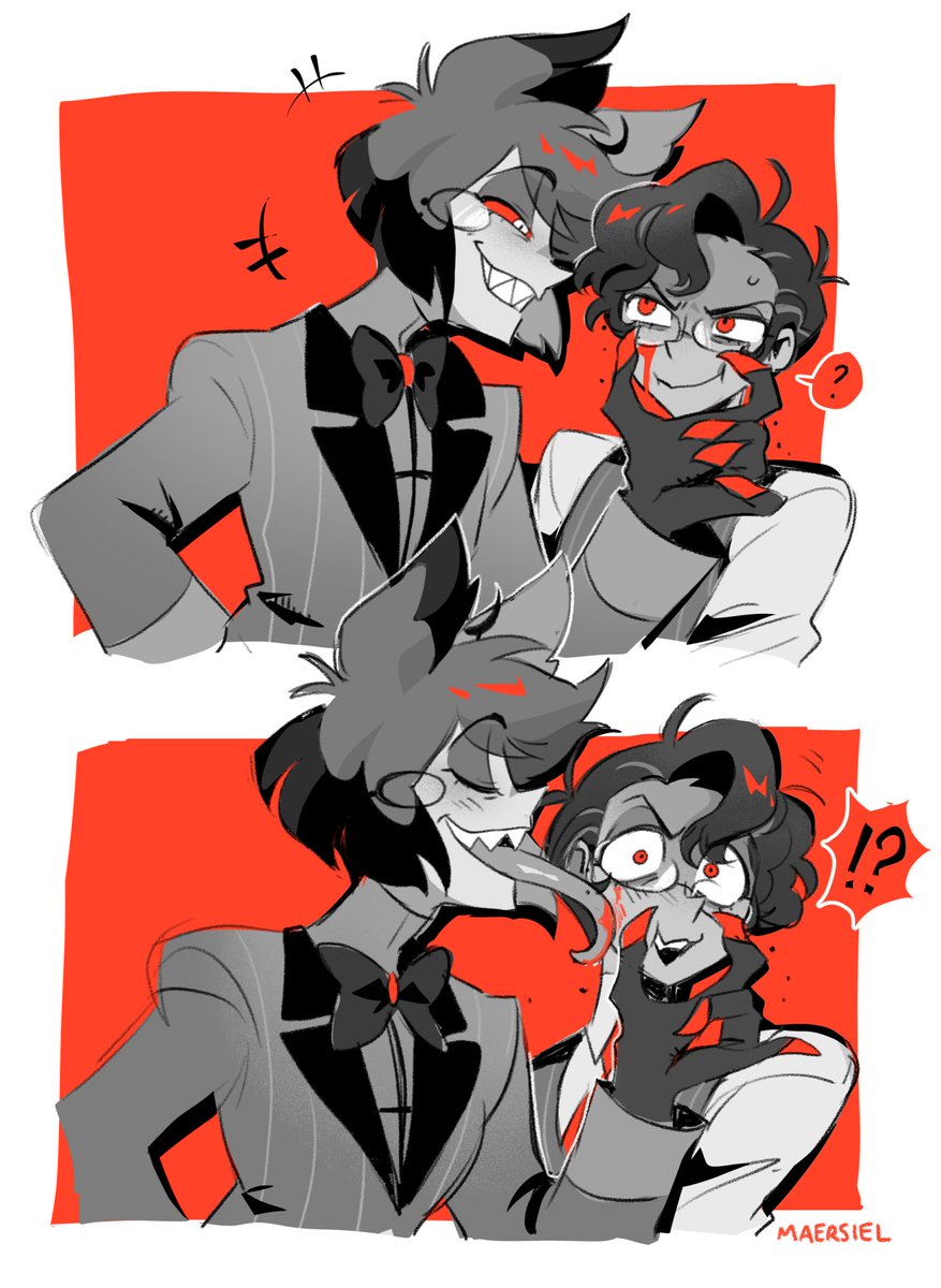 MA3RSIEL's tweet photo. alacest request from tumblr; no one can rage bait you better than yourself
#hazbinhotelalastor #alacest https://t.co/N5M1UrizX0