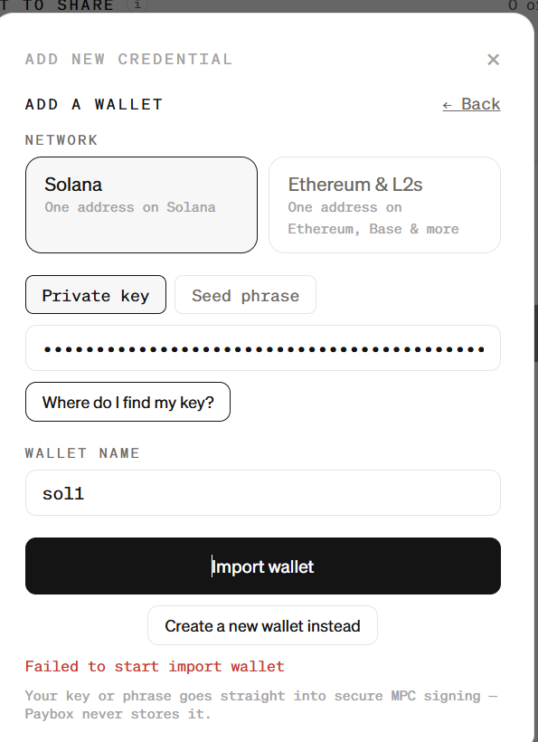 zeitspeil's tweet photo. @moonpay @solana can t connect wallet  all ways doesns t work https://t.co/InruZgJ3se
