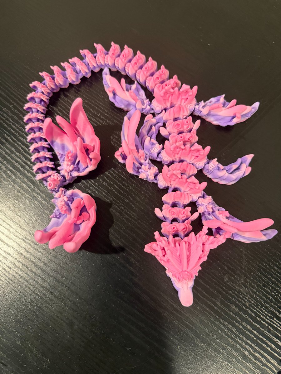 TripleThread3d's tweet photo. 🌊🐉 Coral Dragon Awakens!   Deep beneath the waves, this mythical guardian rises from the reef — shimmering scales, ocean light, and pure 3D‑printed magic. A fusion of fantasy and sea life that feels alive in every detail. #3DPrinting #CoralDragon #FantasyCreatures #MakerMagic https://t.co/EIpf9joPux