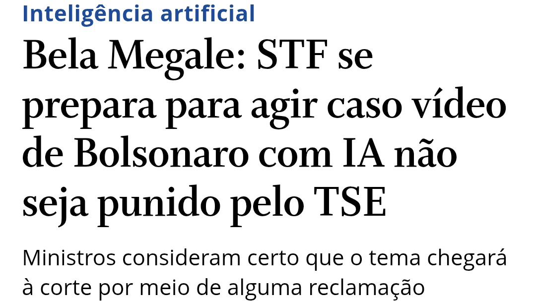 EnioViterbo's tweet photo. Os 3 ministros do STF que deram essas declarações para a Bela Megale têm que ser investigados pela PGR.

É uma clara ameaça ao Tribunal Superior Eleitoral.

Esses 3 ministros estão interferindo diretamente na eleição ao darem uma espécie de ultimato ao presidente do TSE: ou você pune o Flávio Bolsonaro ou nós iremos atropelar a justiça eleitoral.

Ainda tiveram a cara de pau de adiantar o método para que a oposição puna o Flávio: reclamação constitucional.

Além de ameaçarem a justiça eleitoral e adiantar o método para que a Esquerda corra atrás da punição do Flávio Bolsonaro, também já deram o veredito: Flávio tem que ser punido.

Eventual processo no STF já tem até resultado.

Essa é a "democracia inabalada" do STF?

Cadê a senhora Cármen Lúcia que vive falando de democracia e que era presidente do TSE até pouco tempo atrás?

Cadê o senhor Edson Fachin pra controlar seus coleguinhas?

Cadê o senhor Flávio Dino, paladino da moralidade contra as emendas parlamentares? 

Por que a grande imprensa tem tanto medo de dizer o nome desses ministros e cobrar o Sr. Paulo Gonet?

Falando nisso, cadê o senhor Paulo Gonet?