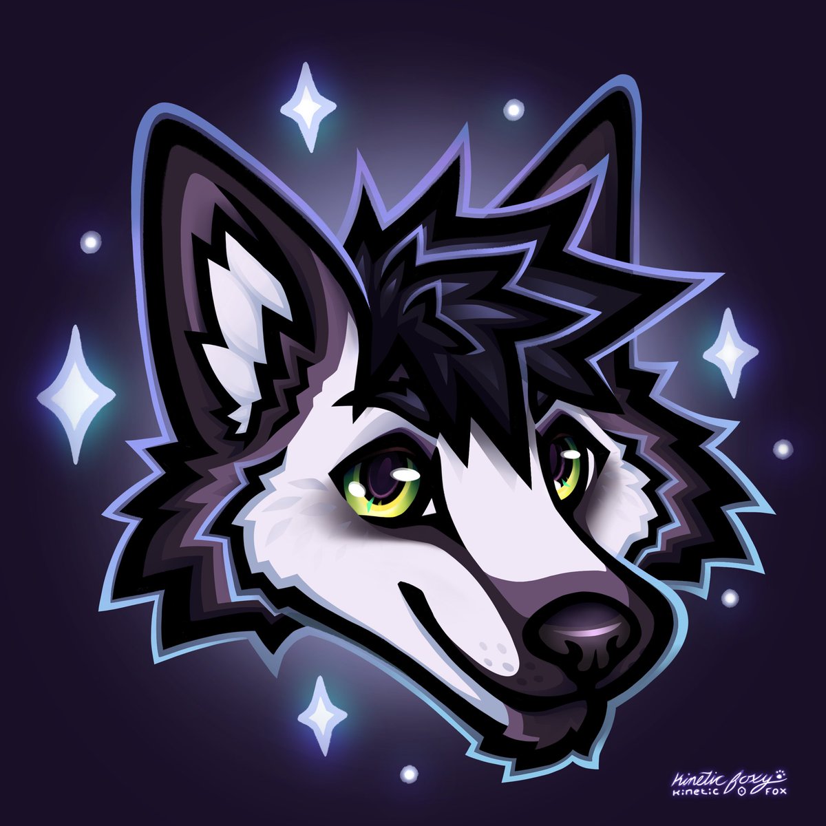 KineticFoxy's tweet photo. I wonder what Wyn is up to with that cyberpunk visor… 🤔 Icon for @ultimatekd! 19 hours in Procreate for iPad Mini. As always, reshares are appreciated! ✨ #Procreate #FurryArt #AnthroArt #Cyberpunk https://t.co/65sRpJbZpR