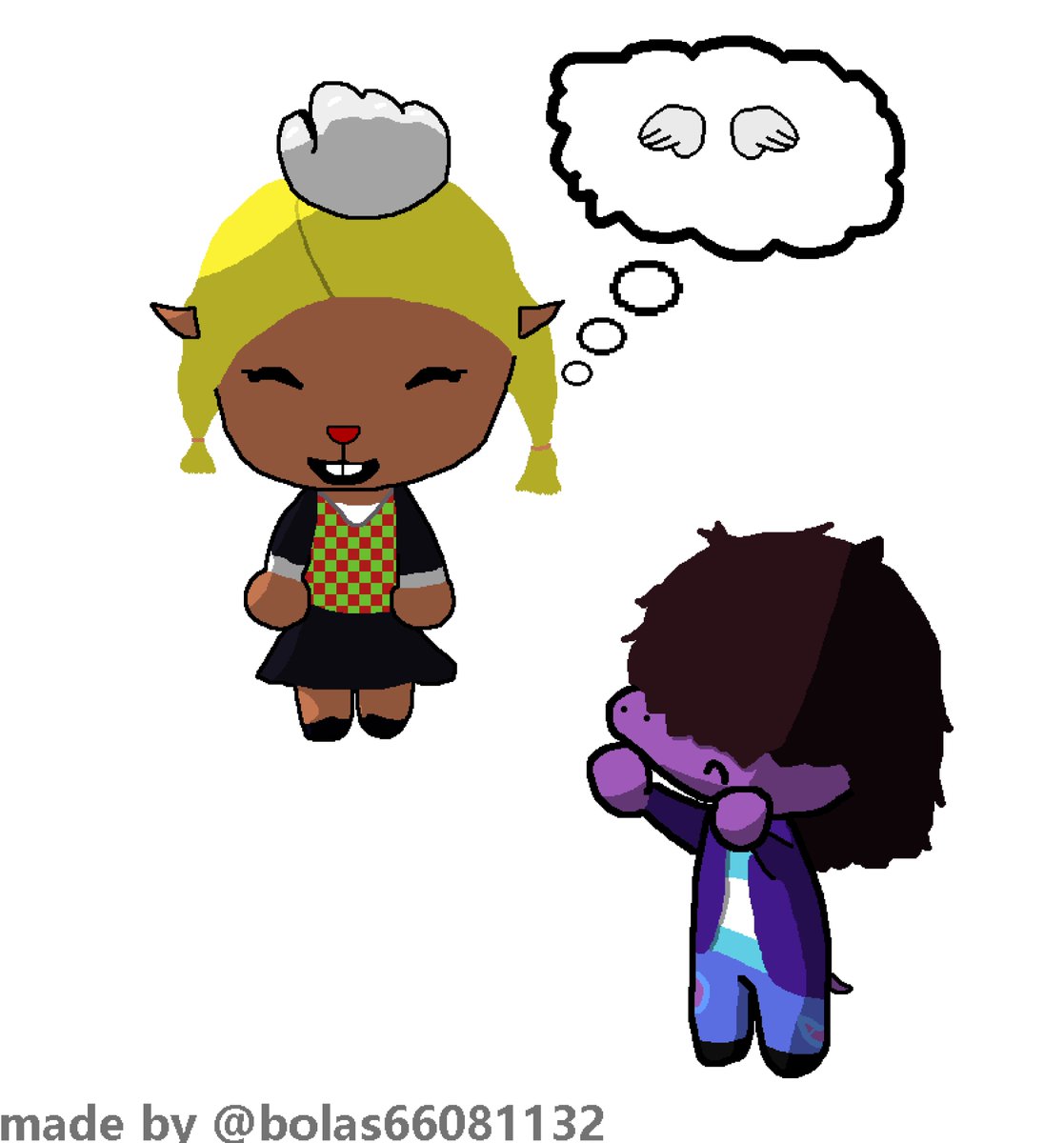bolas66081132's tweet photo. "tell me to grow wings"

#deltarune #pixelart #drawingㅤㅤ https://t.co/AAXzFi5GxX