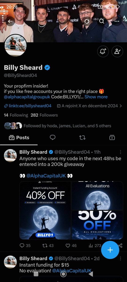 danielcqkj's tweet photo. @Adam_Aabaad @AlphaCapitalUK @BillySheard04 All done good luck everyone
@vawulencetrader 
@VelvetQueen__ 
@IamTechCity https://t.co/TVQF4ruRdg