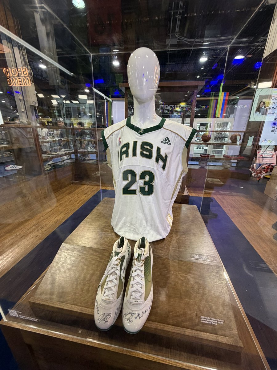 vaultedicons's tweet photo. LeBron James Irish Gear 

#ebay #thenational https://t.co/O3HmacGuou