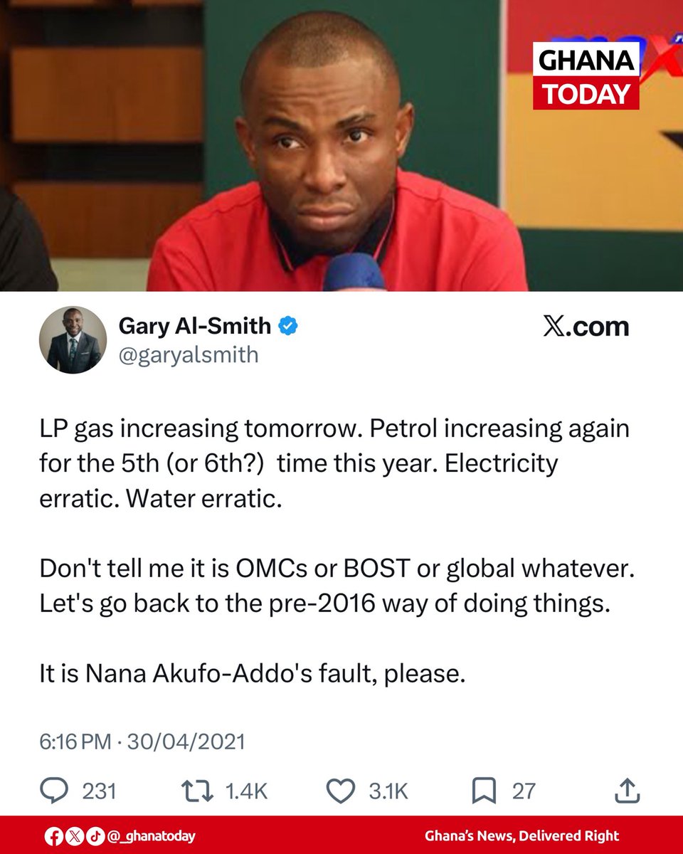 _GhanaToday's tweet photo. Where Gary Dey? 

Aban Papa still dey or y’akyi gu ho?

#GhanaToday https://t.co/gf48MEqIF2