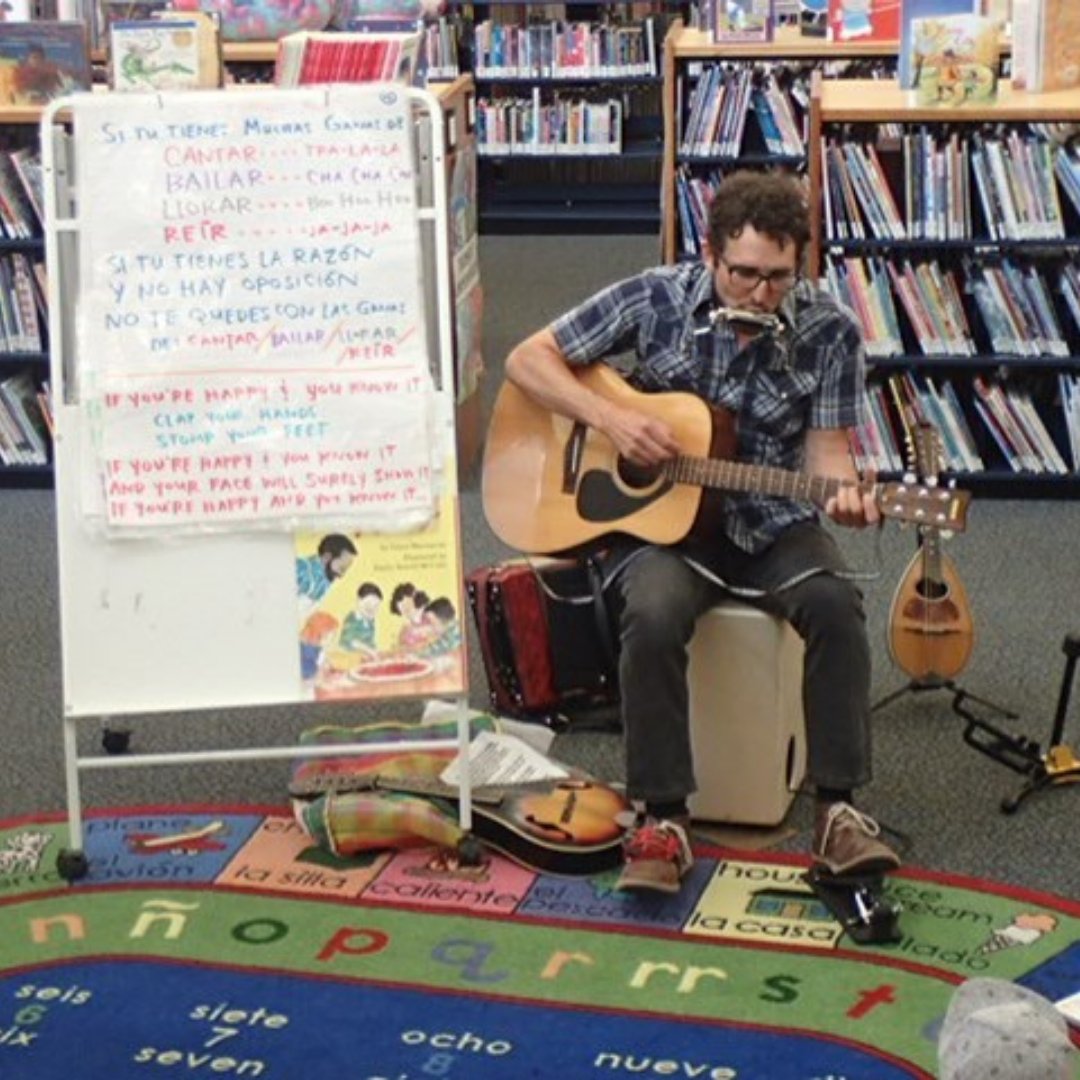 sfpl's tweet photo. Bilingual Music, Books, and Babies
#MainLibrary Community Room
Wednesday, August 5, 2026
10:00am–10:30am
The power of music and song are used as an introduction to language. Exposure to new and different language sounds in early childhood can help children with language skills. https://t.co/T0DkCodaeM