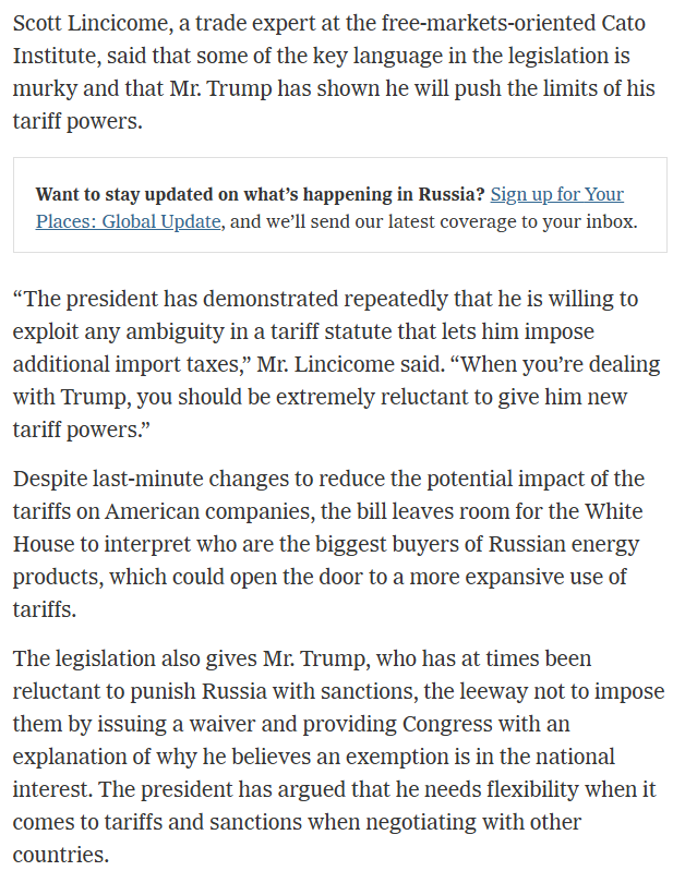 scottlincicome's tweet photo. Glad to be quoted here, but the NYT sadly omitted my immediate, on-the-record reaction: 

"Has the Senate lost its freaking mind?!" https://t.co/rfqgemEpzl https://t.co/YkYs7UgMxI