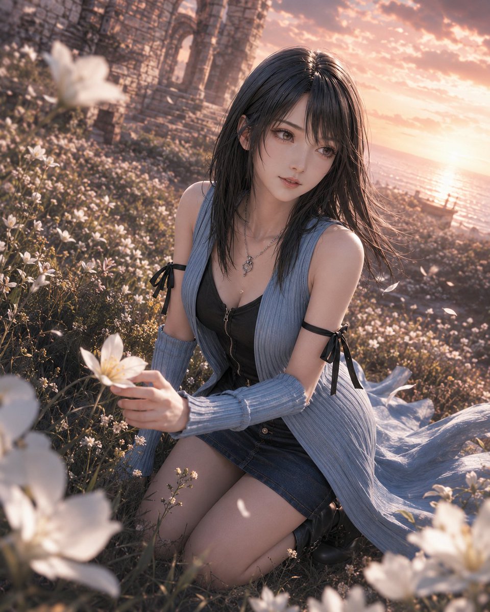 seven573's tweet photo. #Rinoa #リノア #FinalFantasyVIII #FF8 #NightCity #AIart #美少女 https://t.co/vRDGsE7FrB