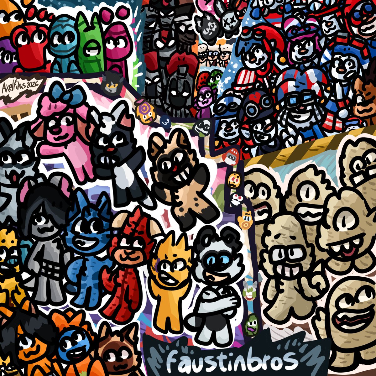 axelfilms22's tweet photo. mi homenaje a faustin bros 8)
#faustinbros #wiwichus #funkipunky #funkipunkyrebeldesconcausa
#funkipunkypinkypow #funkipunkyfanart #mexico
#funkipunkyEma #wiwichuspepsi
#aliensecoinvasores
#eguardias #gamesa
#nostalgiacore #collection #digitalart #fanart #nostalgia https://t.co/v2Idp56Lse