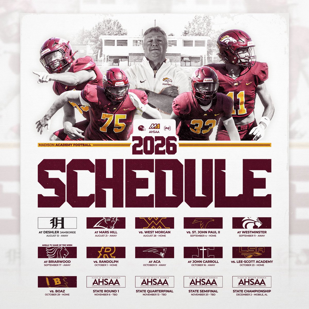 MAMustangsFB's tweet photo. New Season, new opponents, Same standard

#LiveToTheStandard #BeDifferent https://t.co/zuVyXy8gRU