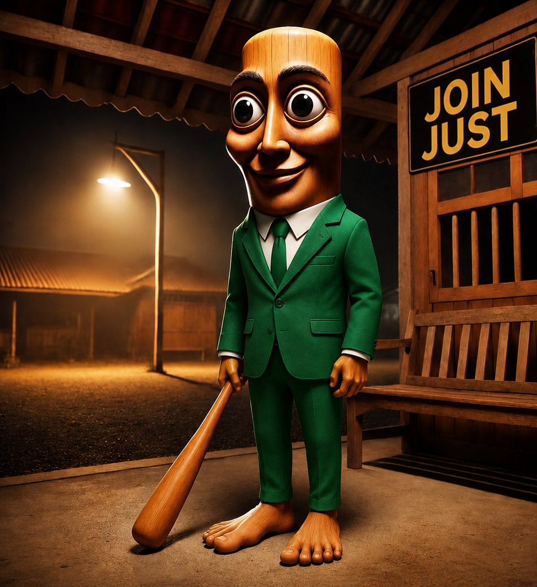 joinjust_sol's tweet photo. Tung Tung, who's there?

$JUST a guy in a green suit 👀 https://t.co/llHq6q6BEt