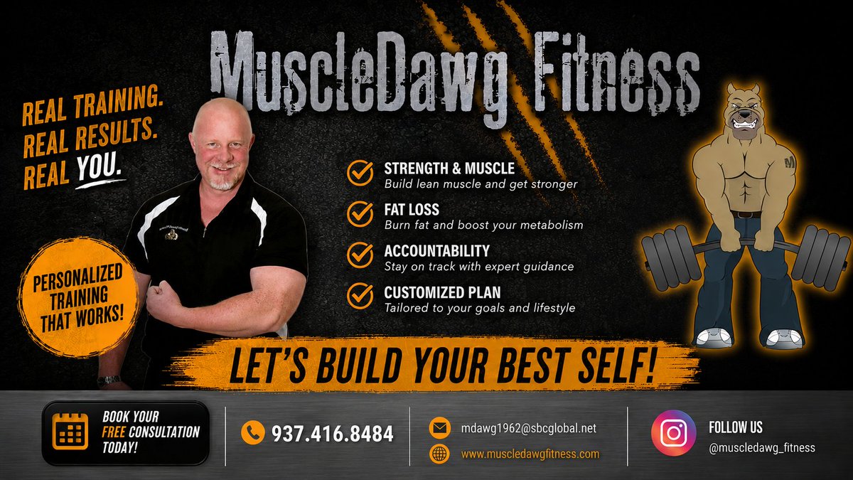 Muscledawg's tweet photo. ********FULLY ONLINE OR LOCAL********

Begin as soon as tomorrow!!!

✔️Most accurate BMR calculation on the planet
✔️Custom designed macro distribution
✔️Custom specific meal plan
✔️Custom calorie surplus/deficit formula
✔️30 day goals
✔️Weekly evaluations https://t.co/Y7LidBdJkE