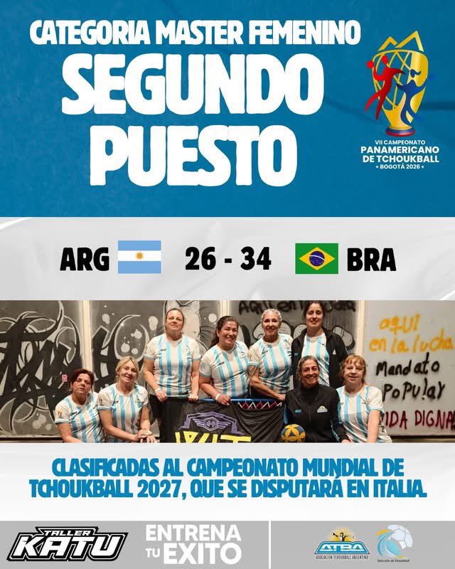 tchoukargentina's tweet photo. 🏆 Finalizó el VII Campeonato Panamericano de Tchoukball en Bogotá, Colombia. 🇨🇴

¡Gracias a todos los que hacen crecer este hermoso deporte!

🎯 Próximos desafíos:
🇸🇬 Mundial de Mayores – Singapur
🇮🇹 Mundial Máster – Italia

¡Seguimos haciendo historia! 🌍💙🤍 https://t.co/49cdoreFVm