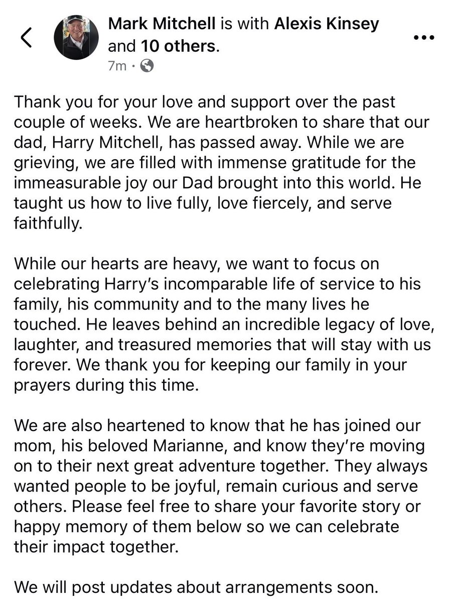 jeremyduda's tweet photo. Harry Mitchell, a former congressman, longtime Tempe mayor, state senator and Arizona Democratic Party chair, has died. https://t.co/3BGzm4E9no