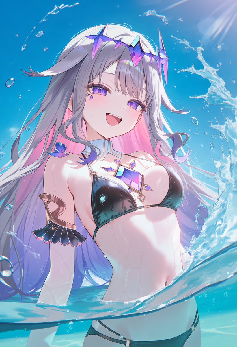 natumikan_aki2's tweet photo. ビブーと過ごす特別な夏休み👙✩.*˚
SFW illustration https://t.co/HD7bfRniby