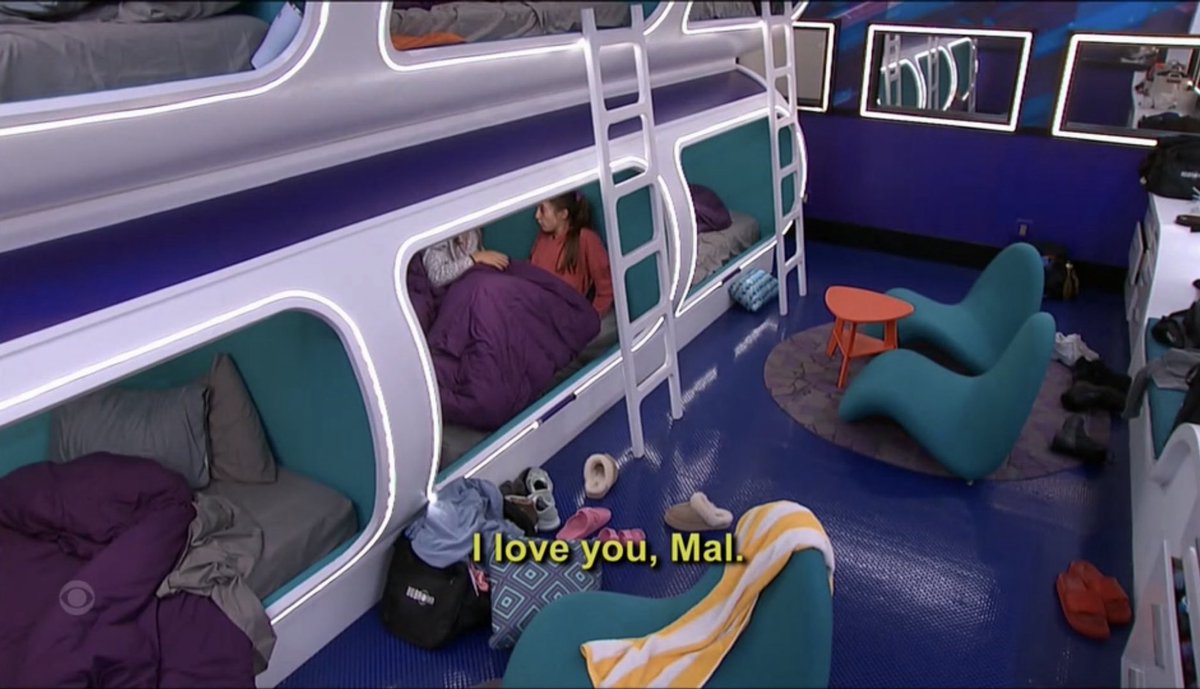 zayzaysocrazy's tweet photo. Lyric and Mallory are comforting each other. Could they be lesbians? #BB28 https://t.co/UaOjoCmu2F