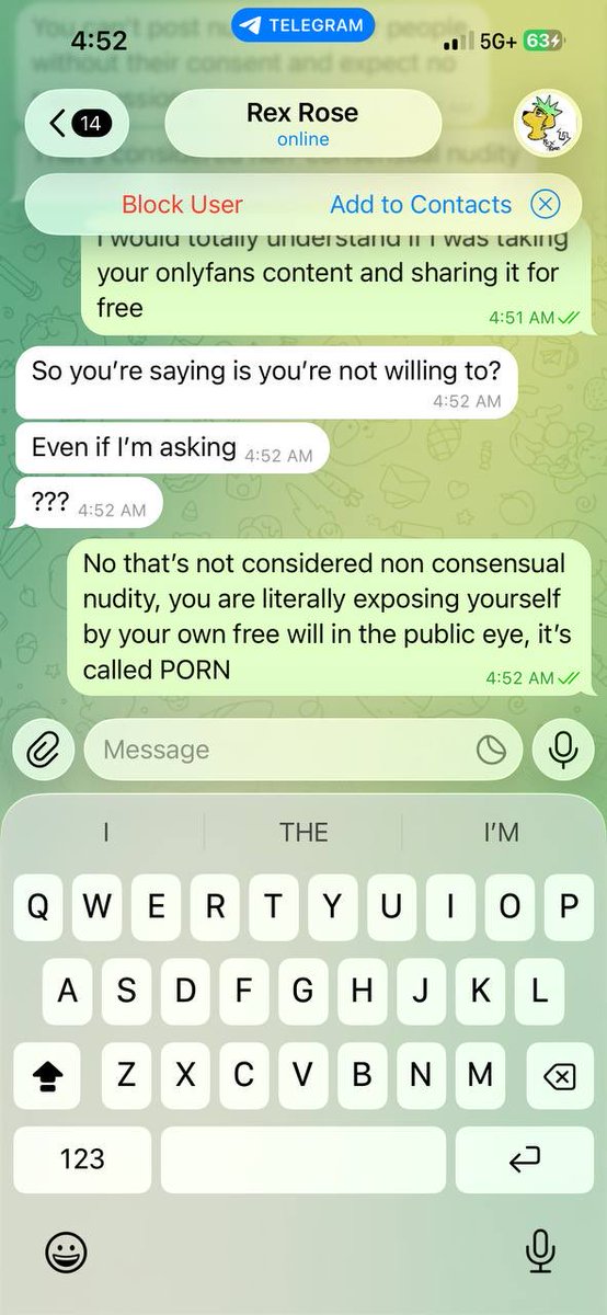 2k6Biotch's tweet photo. For more context he told me I should off myself and called me multiple names, and his telegram profile is pretty interesting…. Don’t text him unless yr a furry? bro WHAT. Yeah im not surprised you’re acting like this… https://t.co/9NpcibiZbI