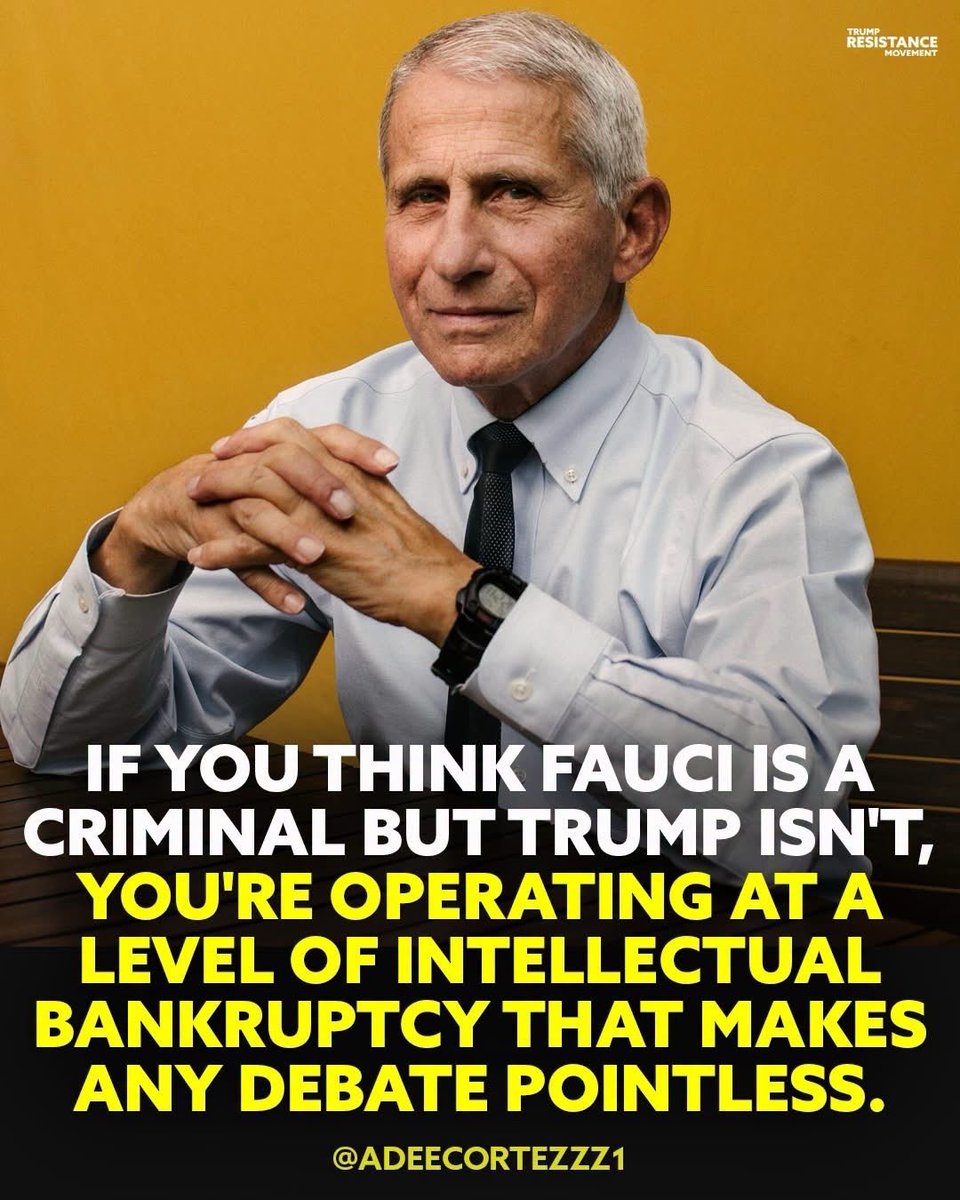 LePapillonBlu2's tweet photo. In a world of Donald Trumps, be a Dr. Fauci. https://t.co/TL8iMZXDl3