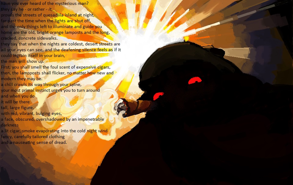 MoboSheep's tweet photo. |#FrankenFredAU|
mysterious man
|#qsmpfanart #qmsp #darkcucurucho| https://t.co/youslxEmuN