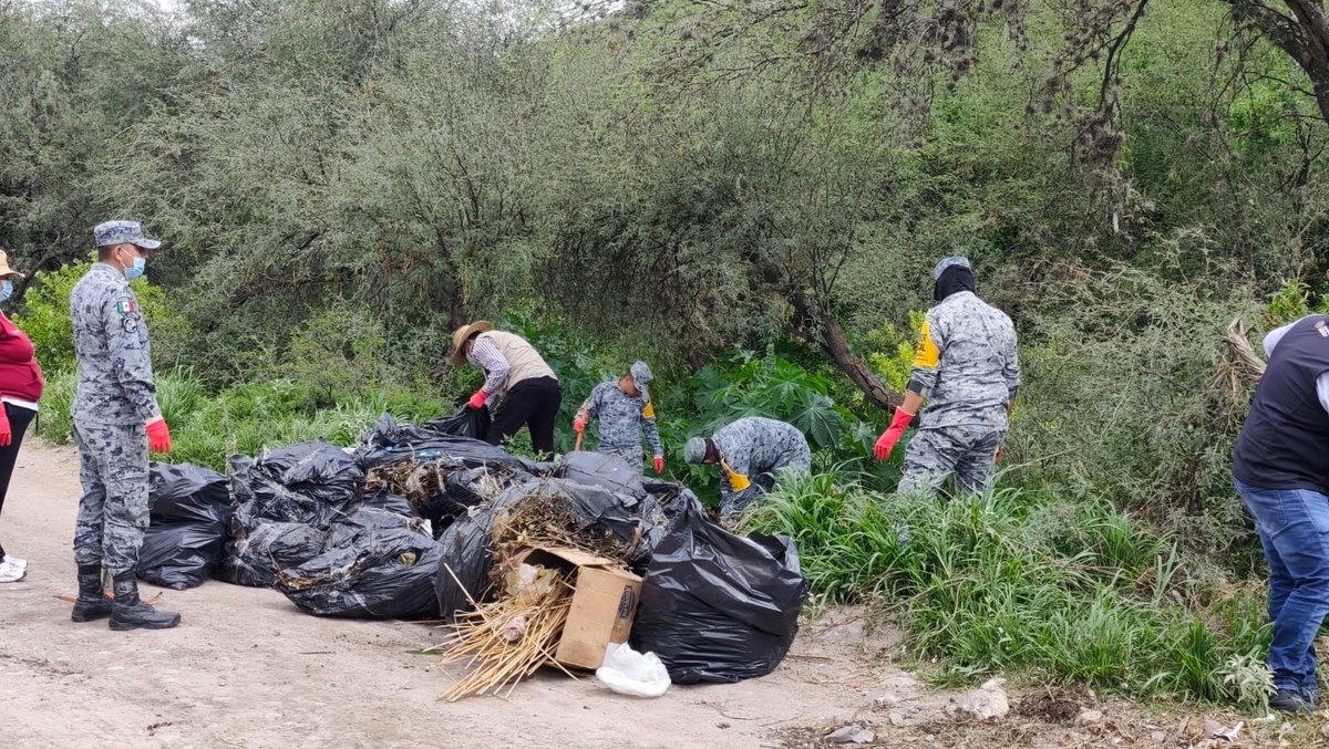 SEMARNAT_mx's tweet photo. ♻️Cada jornada de limpieza suma esfuerzos para devolverle vida al #RíoTula y mejorar la calidad ambiental de la cuenca.

En la 9ª Jornada de Limpieza, realizada en Santiago de Anaya en días pasados, se retiraron:

🗑️ 22 toneladas de residuos sólidos urbanos
🌿 12 m³ de lirio acuático
🛞 40 llantas

Con acciones coordinadas entre autoridades de los tres órdenes de gobierno, sociedad civil y el sector empresarial, seguimos avanzando en el saneamiento de este importante afluente de agua y la restauración de nuestros ecosistemas.

#SomosMedioAmbiente