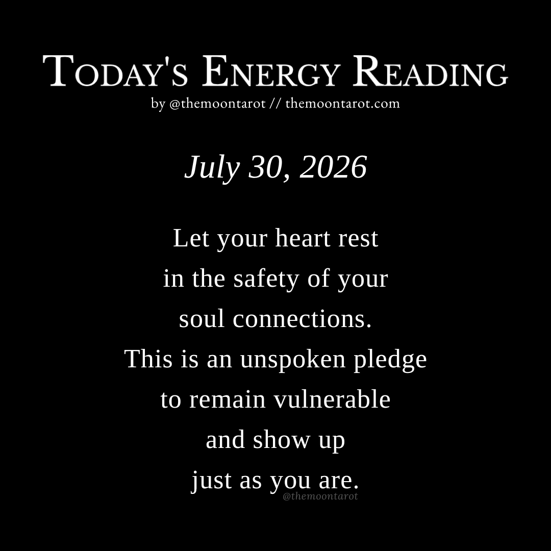 themoontarot_'s tweet photo. Today's Energy Reading: July 30, 2026 https://t.co/Ef6ub6rBQs