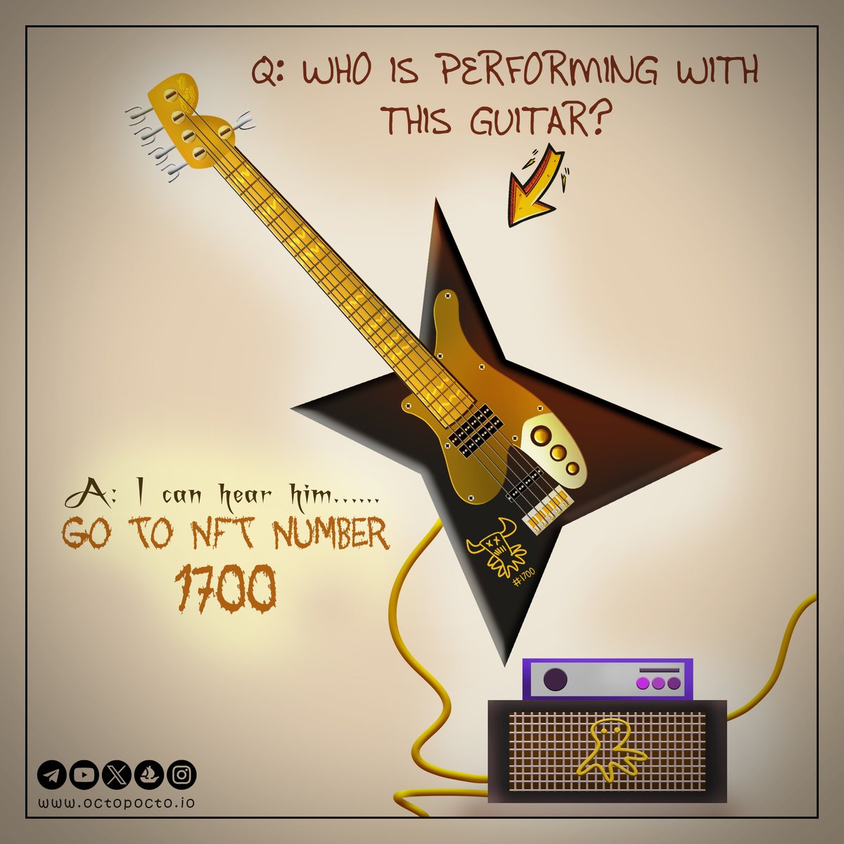 OCTOPOCTONFTS's tweet photo. OCTOPOCTO NFT COLLECTION: MUSIC I
TIER 23 DROPPING ON AUGUST/08 @ 08:08AM UTC
NFT NUMBER 1700 IS FROM GROUP 95 OF TIER 23.
TIER 23 will be dropping @ https://t.co/kmqbSG8vqZ
#NFT #EthereumNFTs #OpenSea #web3 #NFTDrop #NFTArtwork #ExclusiveArt #FirstComeFirstServed
#MintNFT https://t.co/FTt91rYCc7