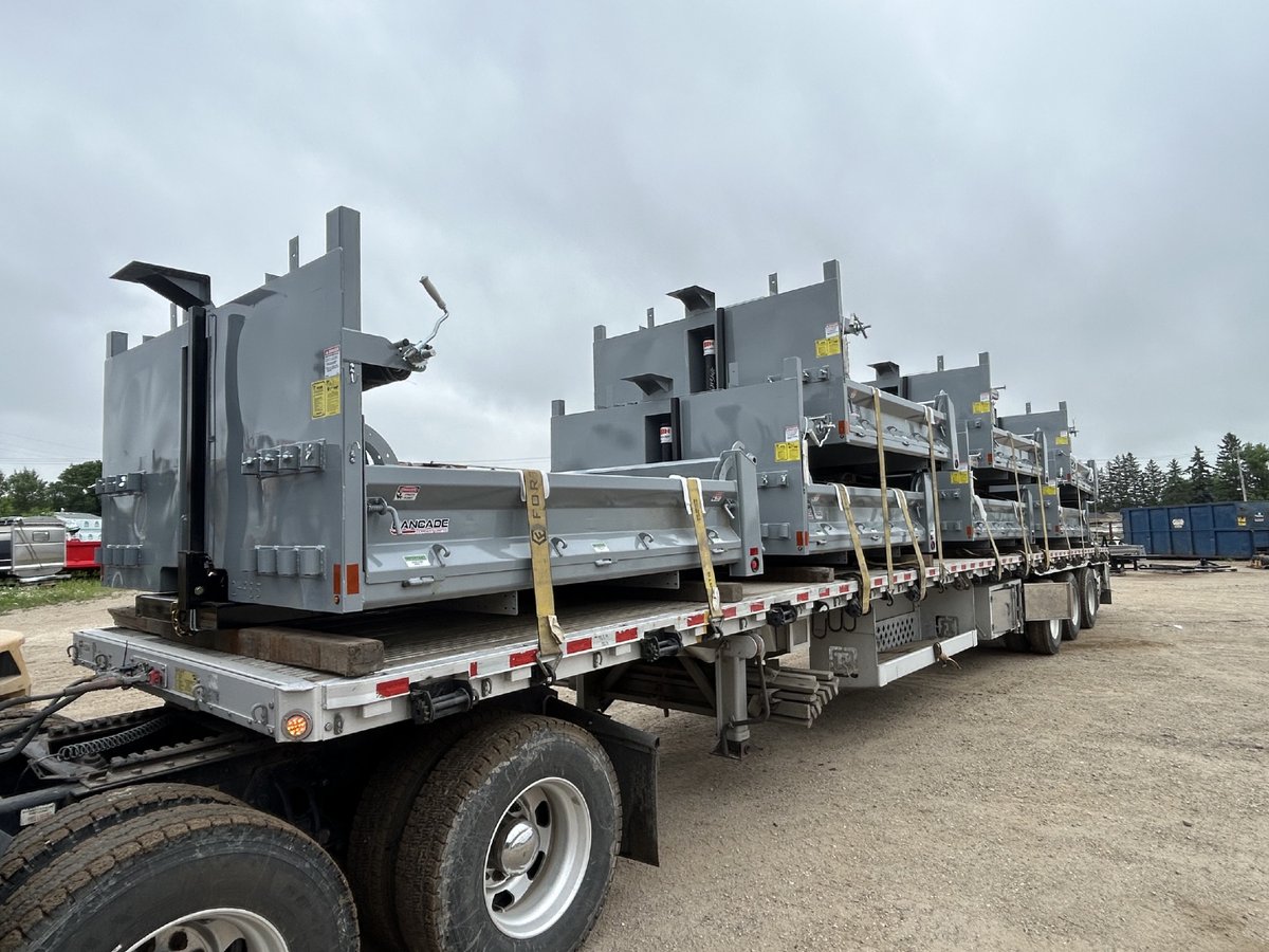 CancadeLtd's tweet photo. Another load of Customized Mighty Mini Utility Bodies heading out to a Cancade Dealer for a quick and easy install! https://t.co/7wrQHQjDBf