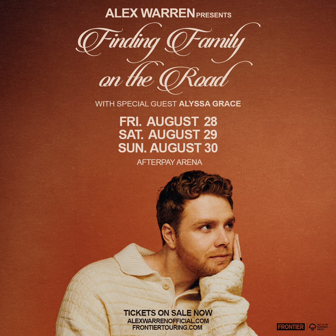 afterpayarena's tweet photo. Alyssa Grace will be joining @alexwaarren on his Finding Family on the Road Tour at Afterpay Arena, formerly known as Qudos Bank Arena from Friday 28 to Sunday 30 August!

New tickets have been released for all three shows via https://t.co/74iP2DRpqL https://t.co/uQL5Cmst5k