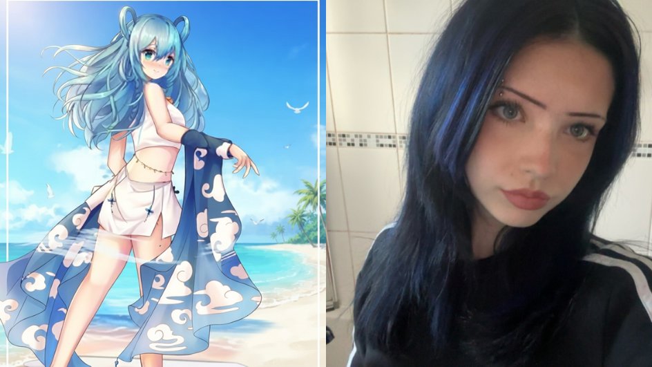 NekoYumeVT's tweet photo. Joining the VTuber vs IRL trend 💙✨

How close do you think my model is to me? 👀

#VTuber #ENVTuber #VTuberVsIRL #VTuberUprising https://t.co/IU457fhIp9