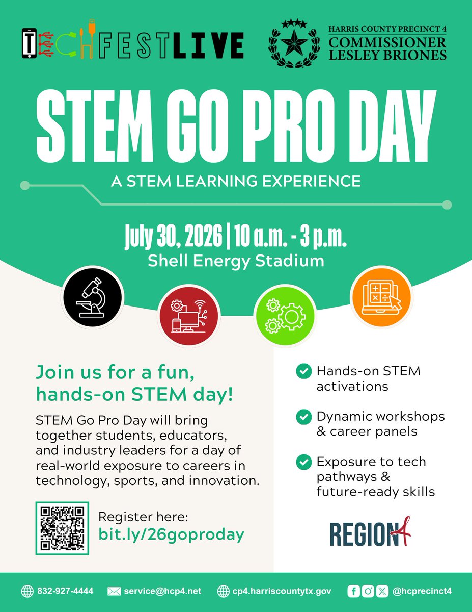 AbilitiesExpo's tweet photo. The future of STEM is brighter when every student has a seat at the table. Shoutout to @TechFestLive1 for hosting #STEMGoProDay! Tomorrow, students will enjoy hands-on STEM activities, workshops & more. Join them: https://t.co/NcgX8vt0Kn Then visit #AbilitiesExpo this weekend! https://t.co/8hy9PZeWYC