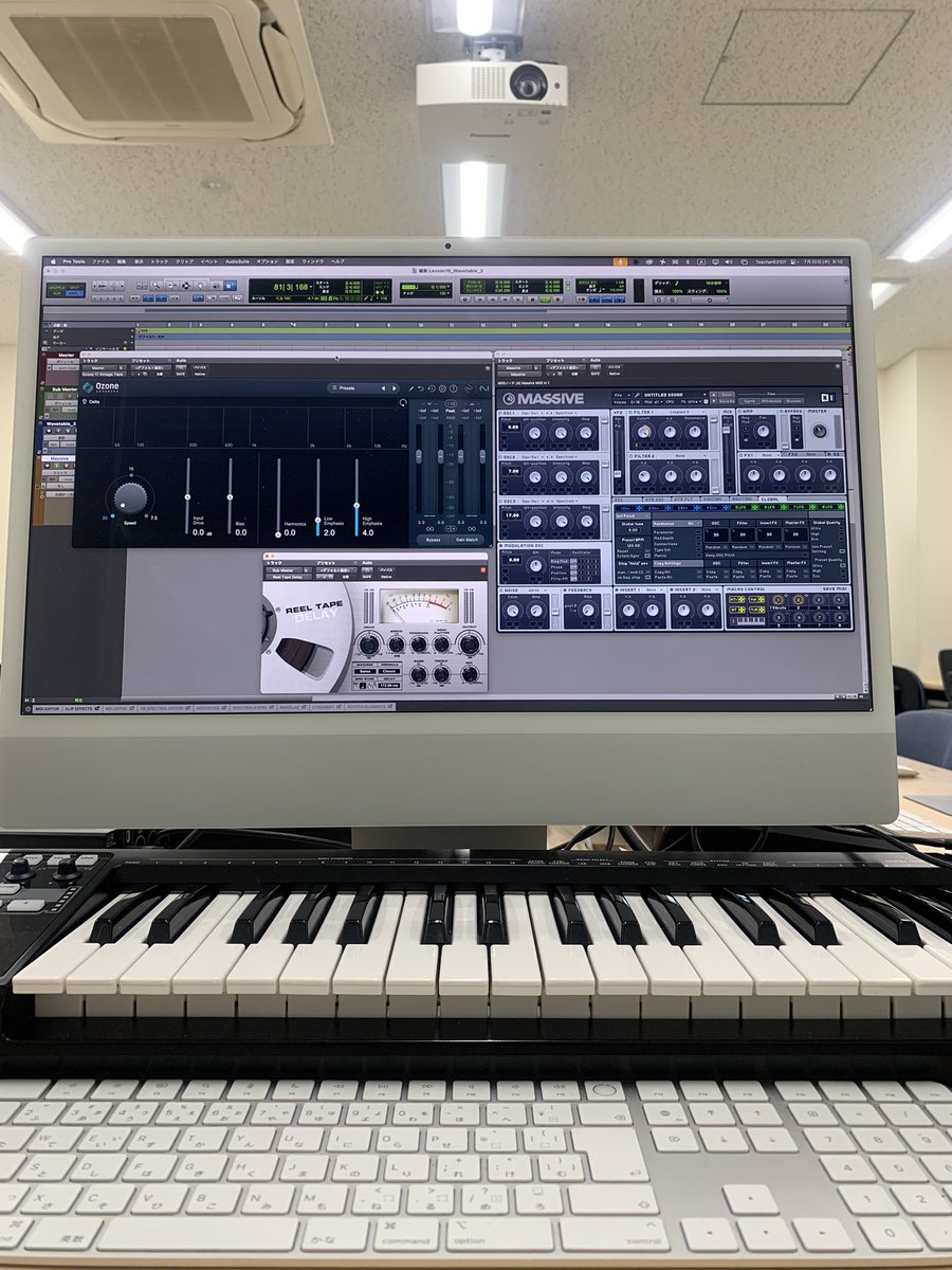 okagaki_jill's tweet photo. おハイミー💻🎹
今日も お仕事頑張りましょう🫡
#ProTools
#Massive
#Ozone https://t.co/vKiSFuXwLY