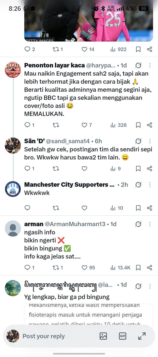 sandi_sama14's tweet photo. @pocongarsenal_ Gmna ya.. Kasihan sih.. 😄 https://t.co/4b8XCqlPbe