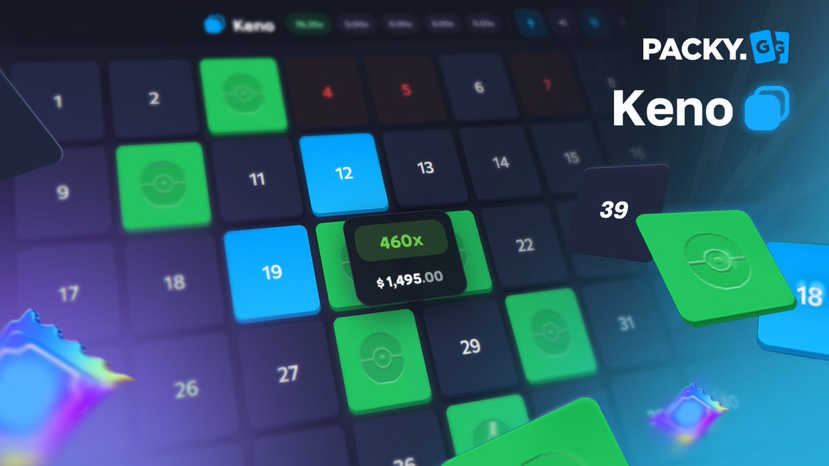 packydotgg's tweet photo. One of our users just hit 460x for $1,495 on Keno 🔥

Think you can beat that?

Like + RT + tag a friend who needs this luck below for a chance to win $25👇 https://t.co/YhiOqqQTv3