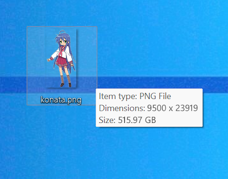 quiet_here's tweet photo. 1 Konata per 515,970,000 Tsukasas https://t.co/5ft8eZQhIp