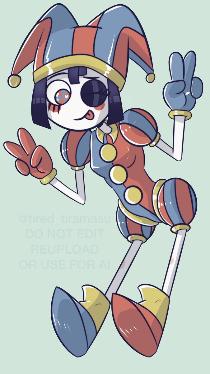 tired_tiramasu's tweet photo. Pom Pom
#tadc #tadcart #pomni #tadcfanart #funnybunny #jesterdoll #theamazingdigitalcircus https://t.co/M6AlXXt2K2