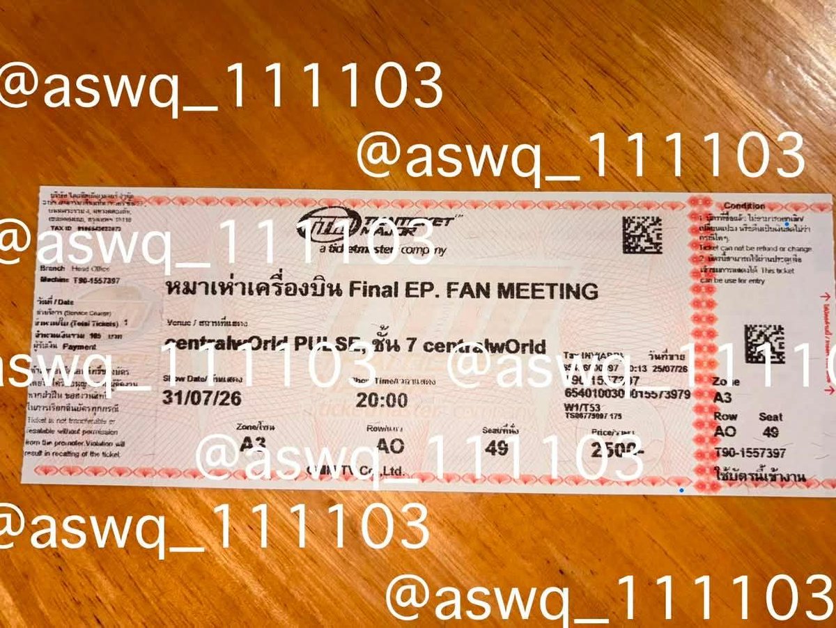 mayaindy1's tweet photo. WTS / ปล่อยบัตร ตามราคาบัตร 2,500 
โซน A3 แถว AO 
สามารถนัดรับหน้างานได้ค่ะ 
ไม่อัพราคา ราคาตามหน้าบัตรเลยค่ะ🙏🙏
#ADogAndAPlane
#ADogAndAPlane https://t.co/G8rx0eaasU